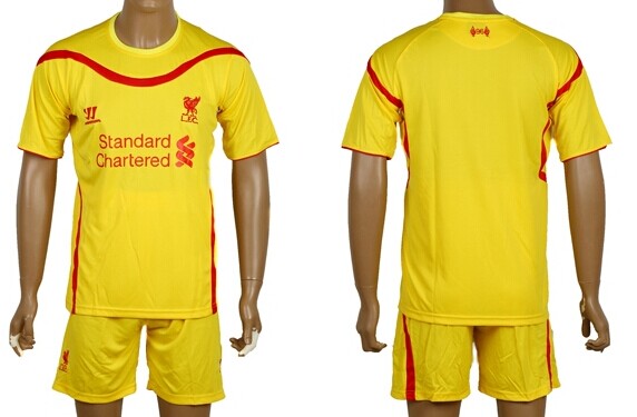 2014/15 Liverpool FC Blank (or Custom) Away Soccer Shirt Kit