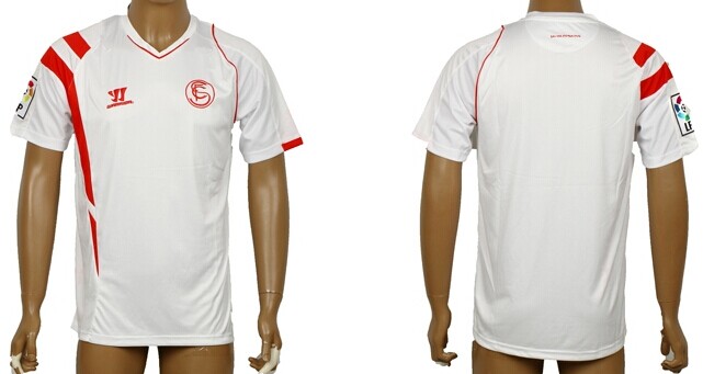 2014/15 Sevilla Club Blank (or Custom) Home Soccer AAA+ T-Shirt