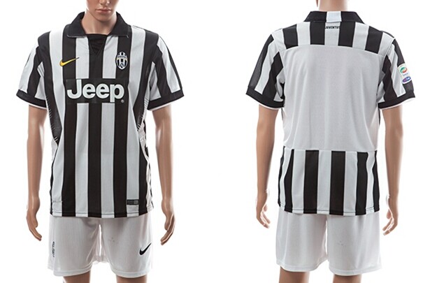 2014/15 Juventus FC Blank (or Custom) Home Soccer Shirt Kit