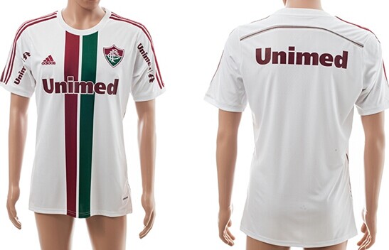 2014/15 Fluminense Football Club Blank (or Custom) Away Soccer AAA+ T-Shirt