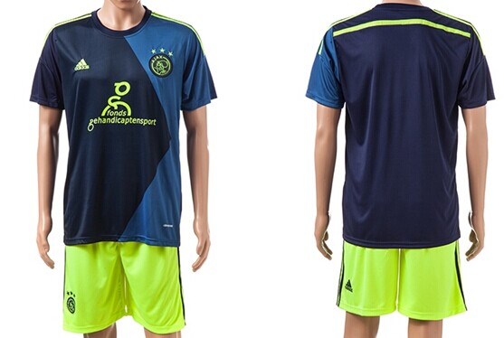 2014/15 AFC Ajax Blank (or Custom) Away Soccer Shirt Kit