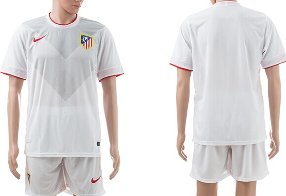2014/15 Atletico Madrid Blank (or Custom) Away Soccer Shirt Kit