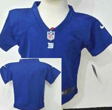 Nike New York Giants Blank Blue Toddlers Jersey