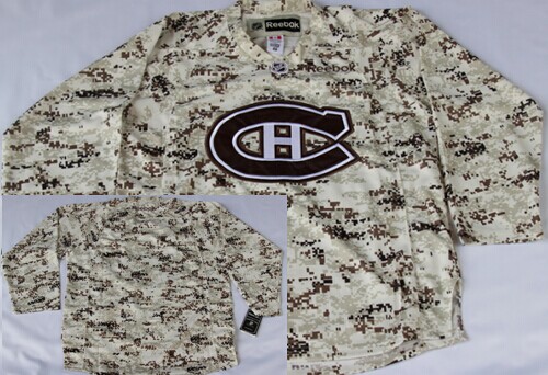 Montreal Canadiens Blank Camo Jersey