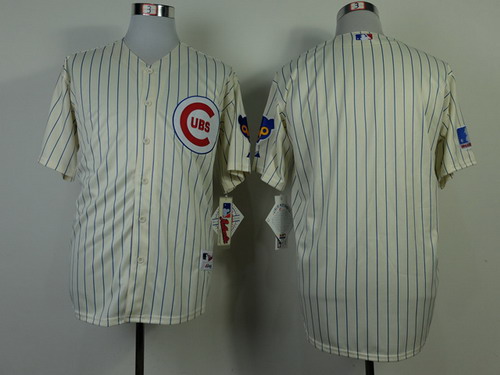 Chicago Cubs Blank 1969 Cream Jersey