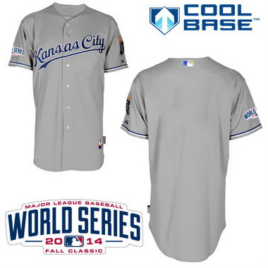 Kansas City Royals Blank 2014 World Series Gray Jersey