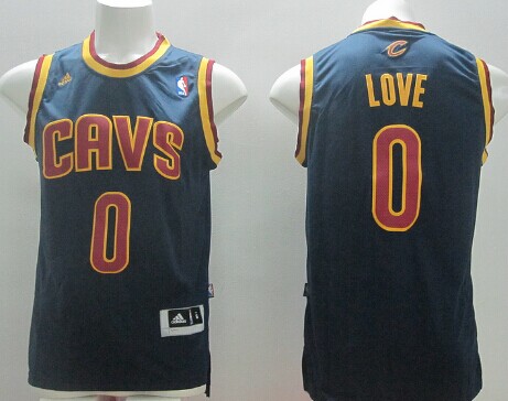 Cleveland Cavaliers #0 Kevin Love Revolution 30 Swingman Navy Blue Jersey