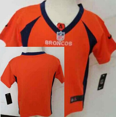Nike Denver Broncos Blank Orange Toddlers Jersey