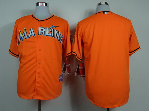 Miami Marlins Blank Orange Jersey