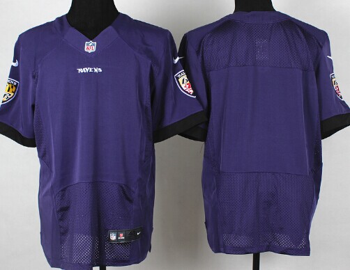 Nike Baltimore Ravens Blank 2013 Purple Elite Jersey