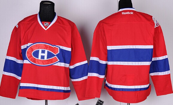 Montreal Canadiens Blank Red CH Jersey