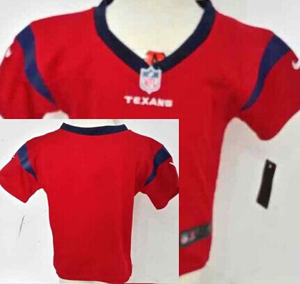 Nike Houston Texans Blank Red Toddlers Jersey