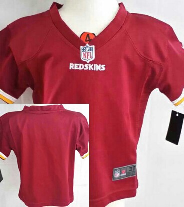 Nike Washington Redskins Blank Red Toddlers Jersey