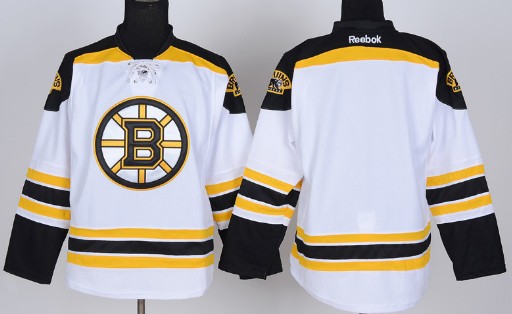 Boston Bruins Blank White Jersey