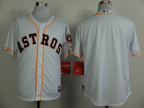Houston Astros Blank 2013 White Jersey