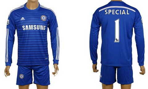 2014/15 Chelsea FC #1 Special Home Long Sleeve Shirt Kit