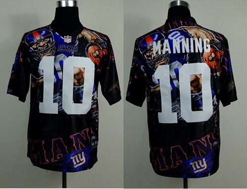 Nike New York Giants #10 Eli Manning 2014 Fanatic Fashion Elite Jersey