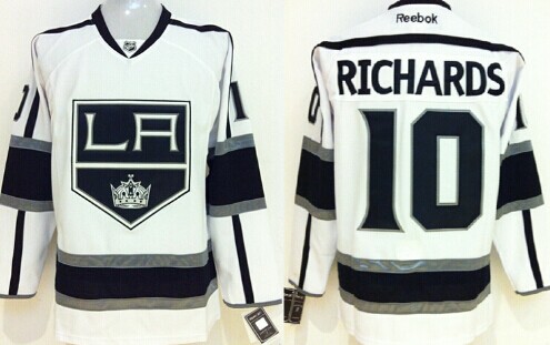 Los Angeles Kings #10 Mike Richards White Jersey