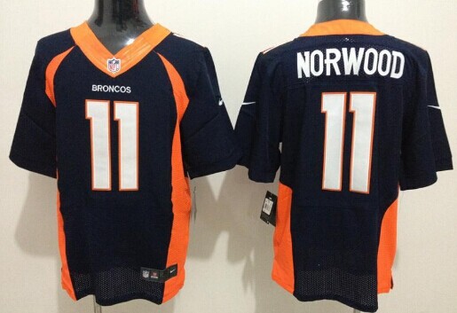 Nike Denver Broncos #11 Jordan Norwood 2013 Blue Elite Jersey