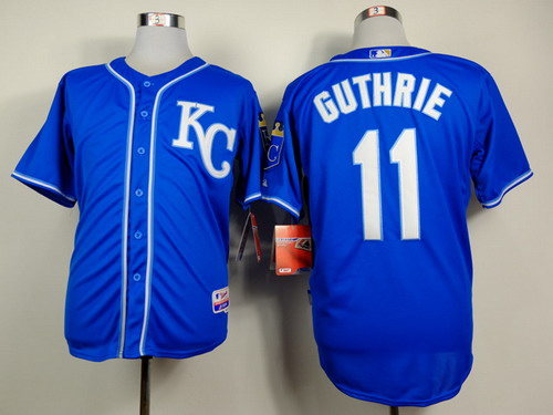 Kansas City Royals #11 Jeremy Guthrie 2014 Blue Jersey