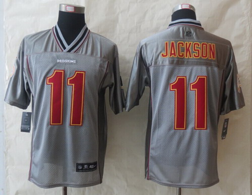 Nike Washington Redskins #11 DeSean Jackson 2013 Gray Vapor Elite Jersey
