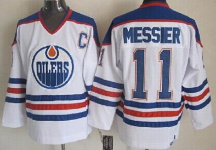 Edmonton Oilers #11 Mark Messier Throwback CCM Jersey
