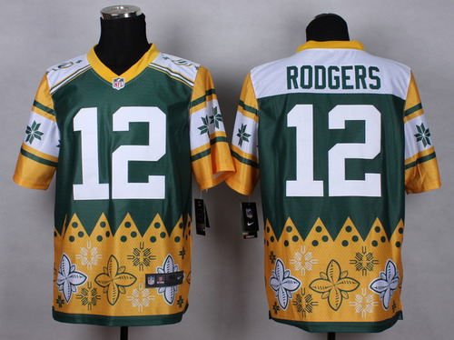 Nike Green Bay Packers #12 Aaron Rodgers 2015 Noble Fashion Elite Jersey