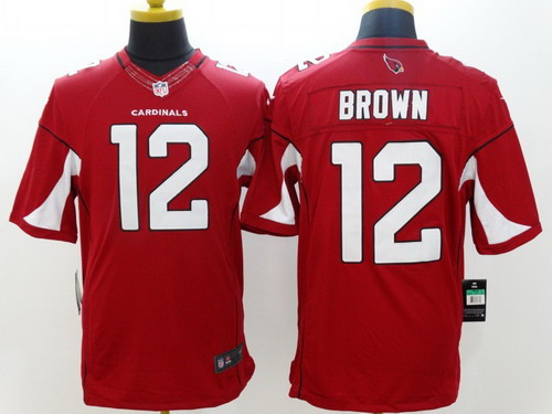 Nike Arizona Cardinals #12 John Brown Red Limited Jersey