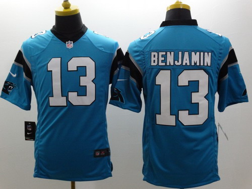Nike Carolina Panthers #13 Kelvin Benjamin Light Blue Limited Jersey