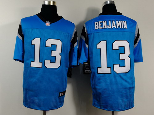 Nike Carolina Panthers #13 Kelvin Benjamin Light Blue Elite Jersey