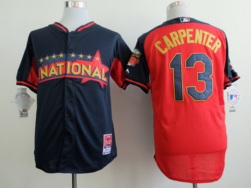 St. Louis Cardinals #13 Matt Carpenter 2014 All-Star Navy Blue Jersey