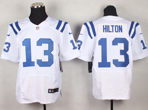 Nike Indianapolis Colts #13 T.Y. Hilton White Elite Jersey