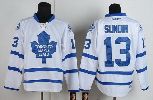 Toronto Maple Leafs #13 Mats Sundin White Jersey