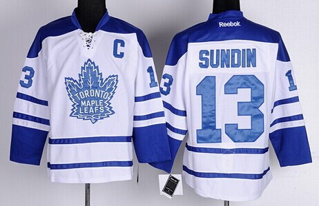 Toronto Maple Leafs #13 Mats Sundin White Third Jersey