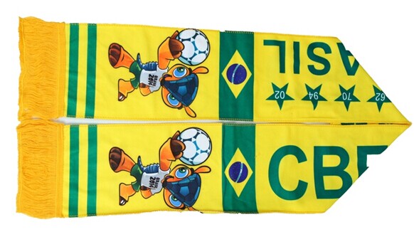 2014 Brazil World Cup Mascot Scarf