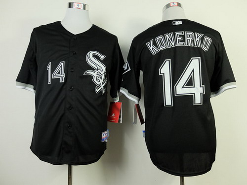 Chicago White Sox #14 Paul Konerko Black Jersey