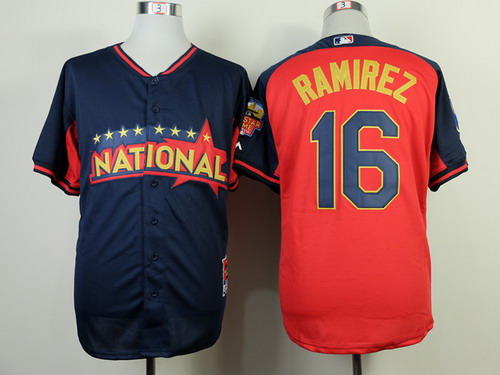 Milwaukee Brewers #16 Aramis Ramirez 2014 All-Star Navy Blue Jersey