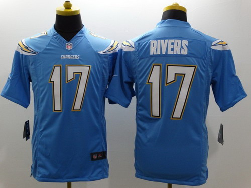 Nike San Diego Chargers #17 Philip Rivers 2013 Light Blue Limited Jersey