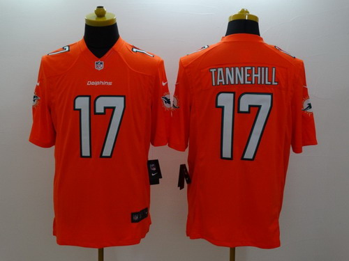 Nike Miami Dolphins #17 Ryan Tannehill 2013 Orange Limited Jersey