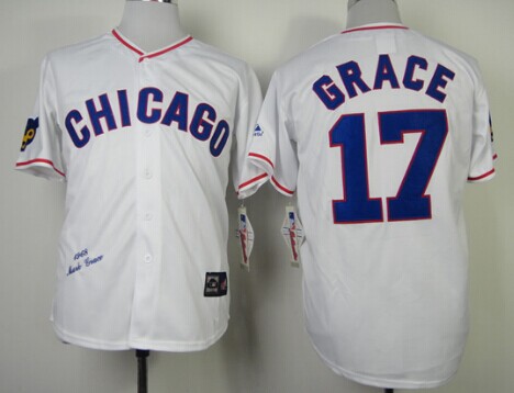 Chicago Cubs #17 Matt Garza 1988 White Throwback Jersey