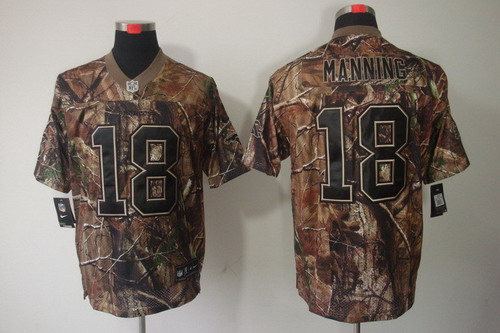 Nike Denver Broncos #18 Peyton Manning Realtree Camo Elite Jersey