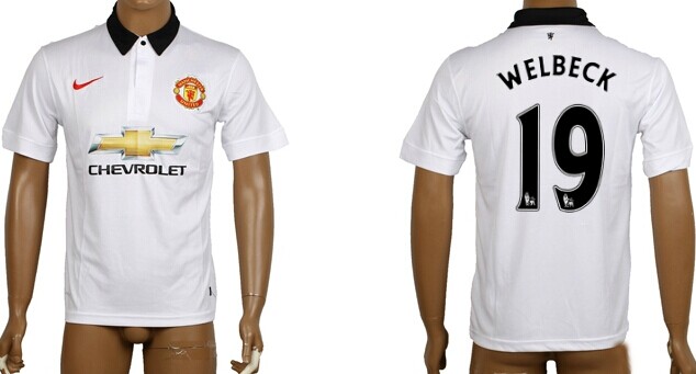 2014/15 Manchester United #19 Welbeck Away Soccer AAA+ T-Shirt