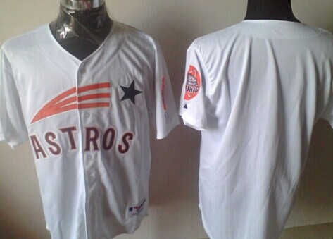 Houston Astros Blank 1972 White Jersey