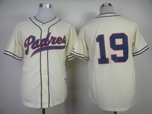 San Diego Padres #19 Tony Gwynn 1948 Cream Jersey