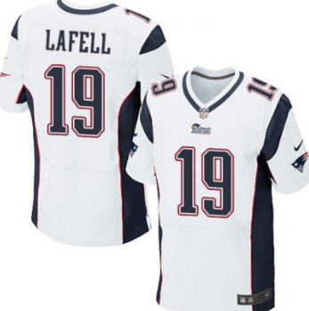 Nike New England Patriots #19 Brandon LaFell White Elite Jersey