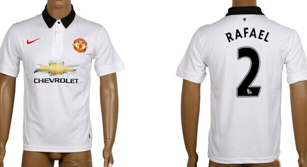 2014/15 Manchester United #2 Rafael Away Soccer AAA+ T-Shirt