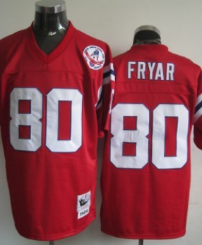 New England Patriots #80 Irving Fryar Red Throwback Jersey