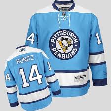 Pittsburgh Penguins #14 Chris Kunitz Light Blue Jersey