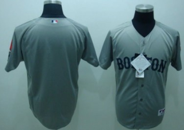 Boston Red Sox Blank Grey Jersey