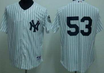 New York Yankees #53 Cory Wade White Jersey